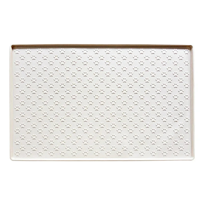 Silicone material dog drinking water and eating mat cat mat pet mat waterproof wear-resistant durable easy to clean pet supplies