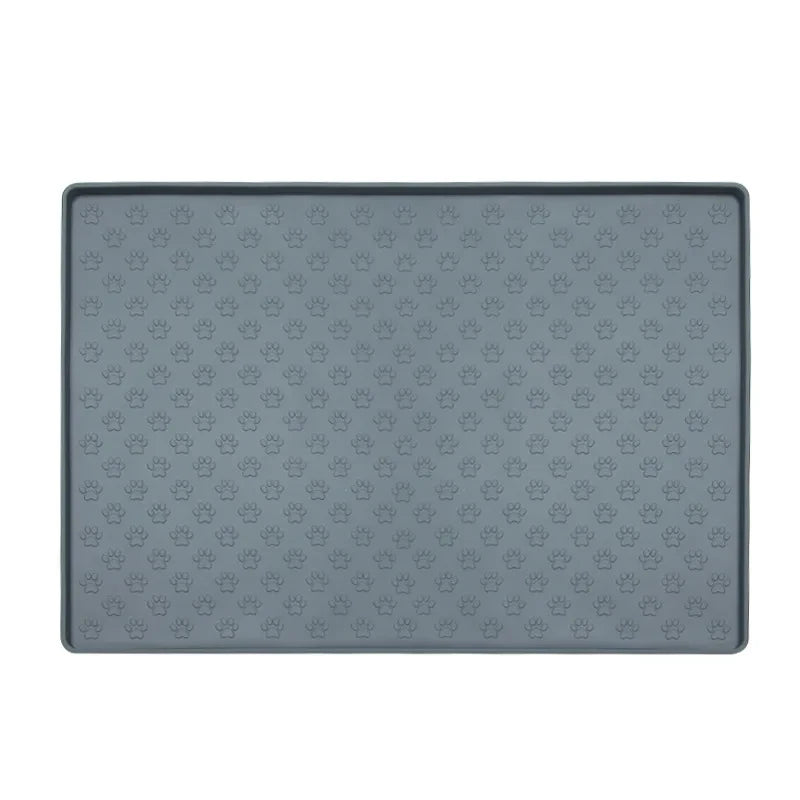 Silicone material dog drinking water and eating mat cat mat pet mat waterproof wear-resistant durable easy to clean pet supplies