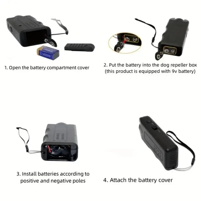 Portable Ultrasonic Dog Deterrent